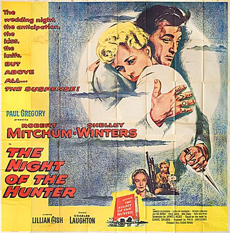 The Night of the Hunter 1955 U.S. Six Sheet Poster - Posteritati Movie ...