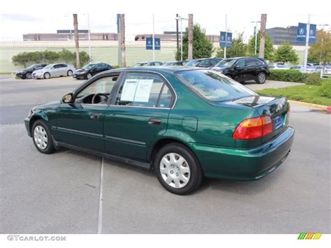 Clover Green Pearl 2000 Honda Civic Lx Sedan Exterior Photo 87311701