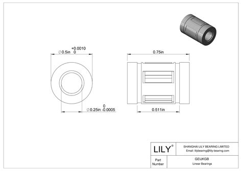 K High Load Linear Ball Bearings Lily Bearing