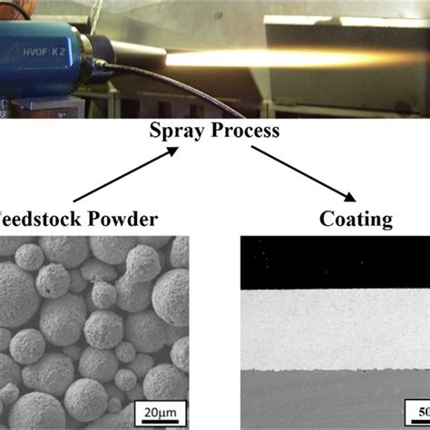 Schematic Diagram Of The Coating Prepared By Hvof Spraying Reprinted Download Scientific