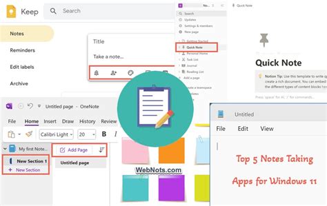 Top Note Taking Apps For Windows Pc Webnots