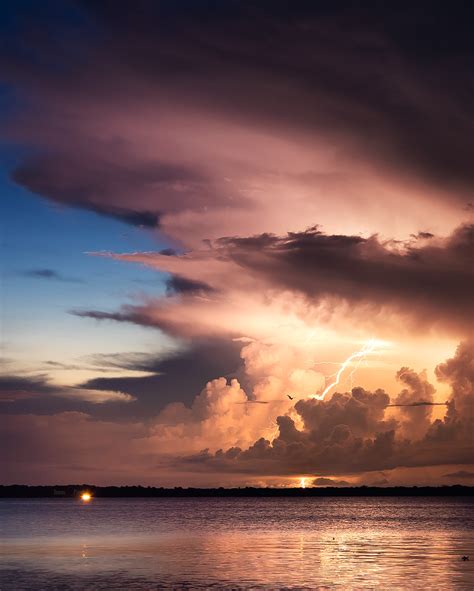 A Catatumbo storm sparks big lightning, burning away in the fading ...