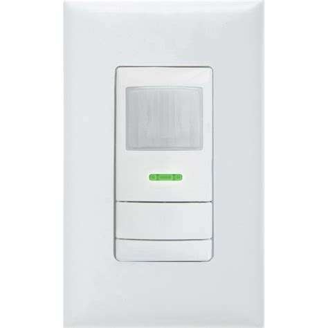 Lithonia Lighting NWSX LV WH PIR Low Voltage Indoor Wall Switch