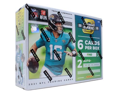 2021 Panini Contenders Optic Football 1st Off The Line FOTL Hobby Box