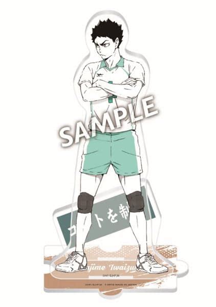 Haikyu Portrait Acrylic Stand Plate Iwaizumi Hajime — Ninoma