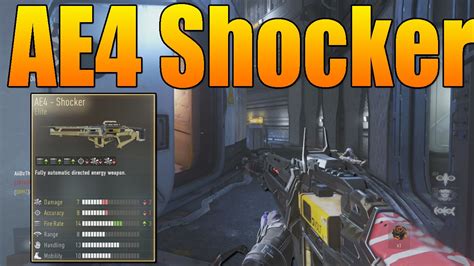 Advanced Warfare Elite Weapons Ae4 Shocker Call Of Duty Aw Gun Variant Youtube