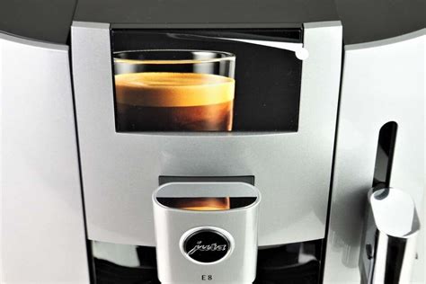 JURA E8 EB 1450W 15bar Kaffee Vollautomat Moonlight Silver 15336