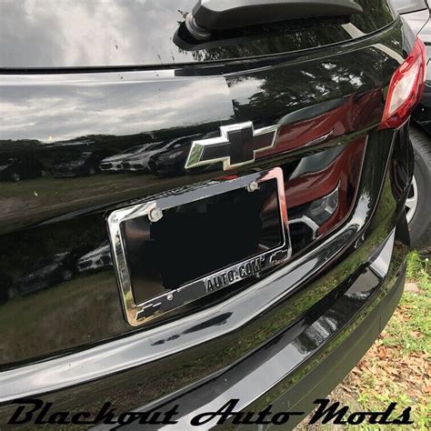 2018 20 Chevy Equinox Matte Black Emblem Blackout Kit Vinyl Overlay