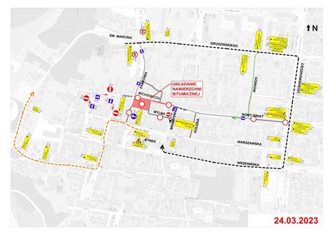 Tymczasowa Organizacja Ruchu W Centrum Swarz Dza I Marca