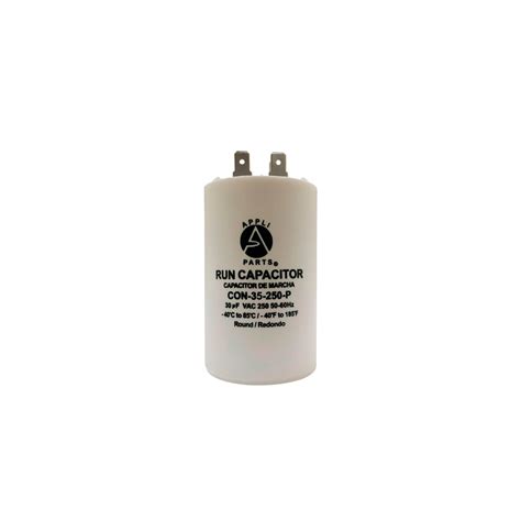 Capacitor De Trabajo Mfd Vac Redondo De Plastico