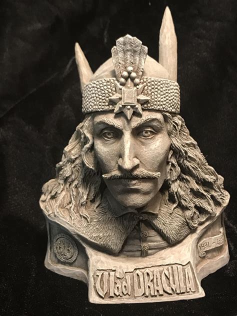 Vlad The Impaler Dracula Vlad Tepes Bust Sculpture By Thomas Etsy