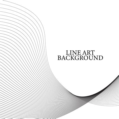 Premium Vector Vector Abstract Wave Line Art Background