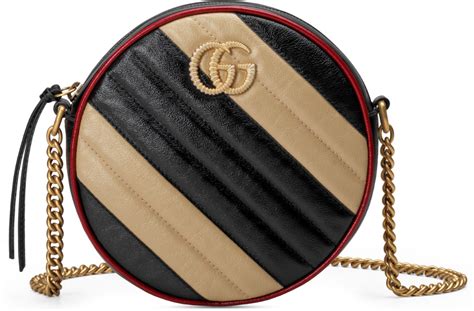 Gucci Gg Marmont Mini Round Shoulder Bag