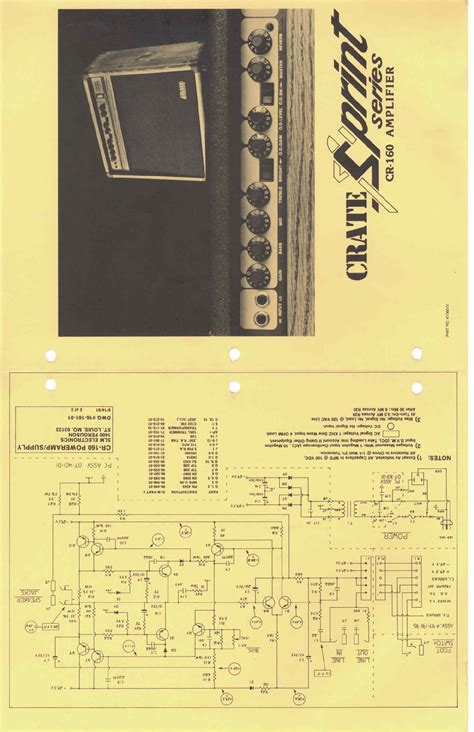 Crate Amplifiers Stereo Amplifier Cr 160 User Guide