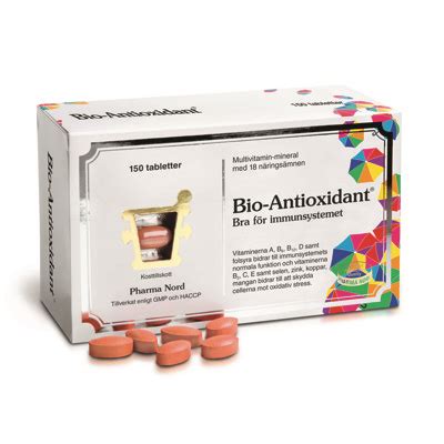 Pharma Nord Bio Antioxidant Tabletter Vriga Multivitaminer