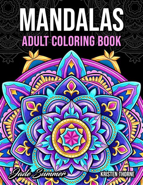 Amazon Mandala Coloring Book For Adults With Beautiful Patterns For