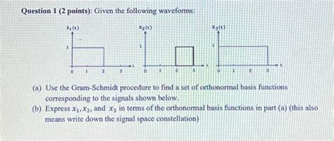 Solved Question 1 2 Points Given The Following