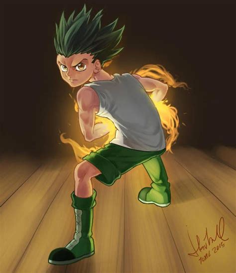 Gon Freecs Jajanken By RampanToxicity On DeviantArt Hunter Anime