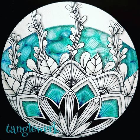 Miranda Gerber Czt On Instagram Zentangledrawing Zendala