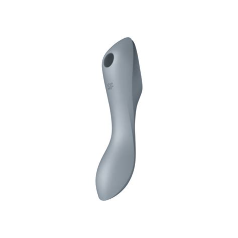 Satisfyer Curvy Trinity Vibrador Air Pulse Insertable Gris