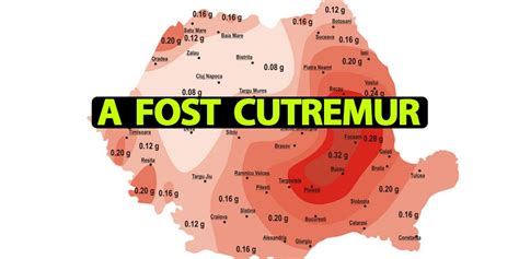 A fost cutremur azi noapte în România INFP a emis cod galben Câte