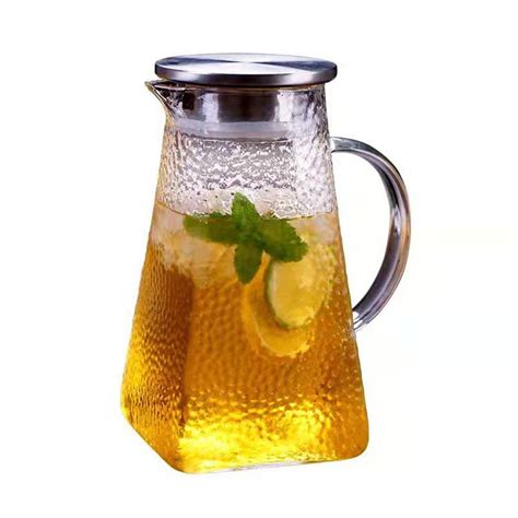 2023 Glass Water Jug Glass Water Pitcher Hot Sale Borosilicate Heat