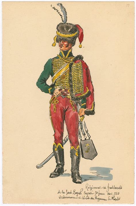 Naples Royal Guard Hussars Hussar Grande Tenue 1813 Kingdom Of