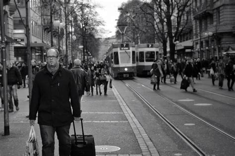 Free Images Winter Black And White People Road Street City