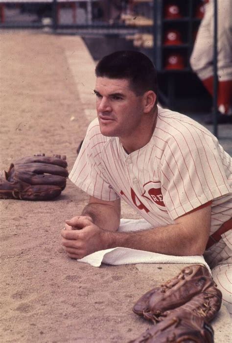 Pete Rose On The Dugout Steps Of Crosley Field Pete Rose Cincinnati