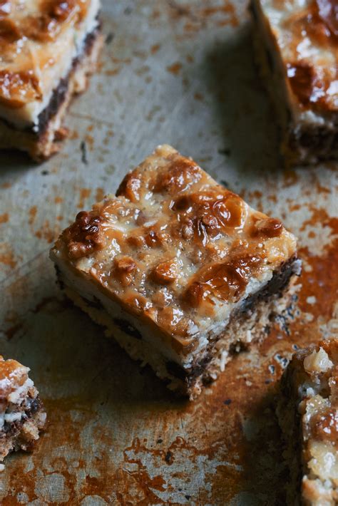 Chewy Gooey Layer Bars Movita Beaucoup