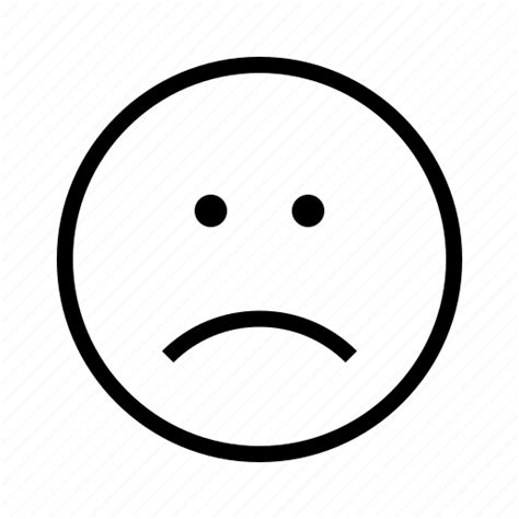 Sad Face Icon Png