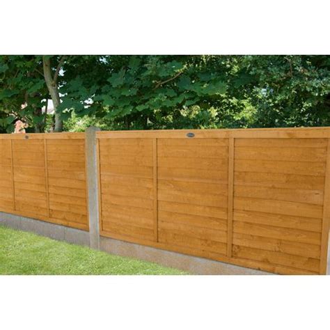 Forest Garden Trade Lap Fence Panel 6ft X 3ft 183m X 091m Pack Of