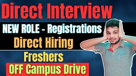 Mass Hiring Off Campus Drive For 2024 2023 2022 2021 Batch Latest Fresher Jobs 2024