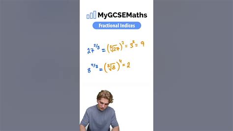 Fractional Indices Gcse Maths 2023 Youtube