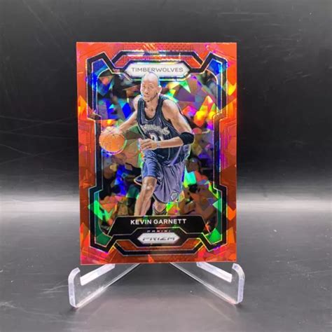 Panini Prizm Glace Craqu E Rouge Kevin Garnett Minnesota