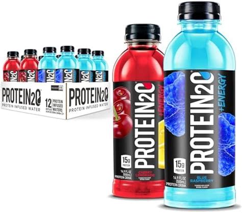 Protein2o 15g Whey Protein Infused Water Plus Energy Variety Pack 169 Oz Bottle