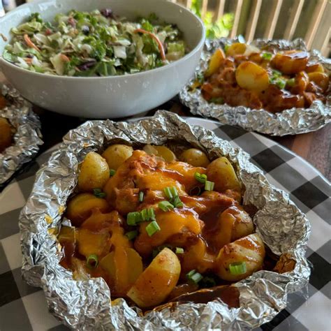 Bbq Chicken Potato Foil Packets Cooking In The Midwest