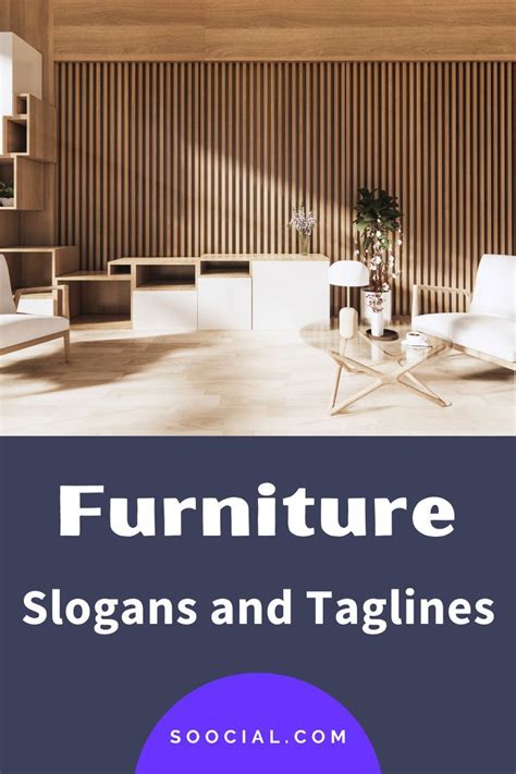 595 Furniture Slogans And Taglines That Get People Talking