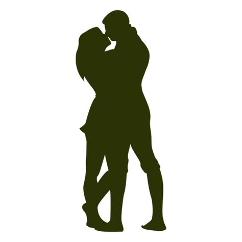 Couple Kissing Silhouette 6 Png And Svg Design For T Shirts