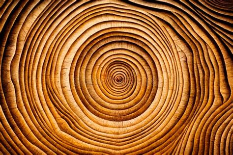 Wood Larch Texture Of Cut Tree Trunk Close Up Wooden Pattern Stock