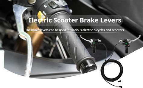 Ebike Brake Levers Aluminium Alloy Waterproof Electric Bike Brake