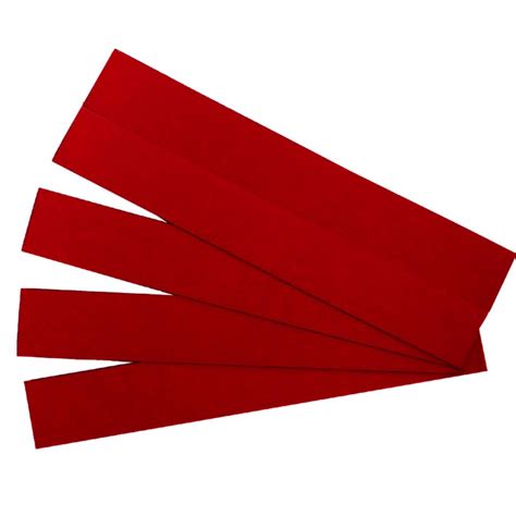 Quartet Strips Magnetic 22 X 150mm Red Pack 25 Winc