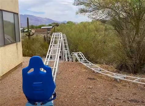 What It's Like to Ride a Backyard Roller Coaster Built by a Grandpa for His Grandchildren in ...