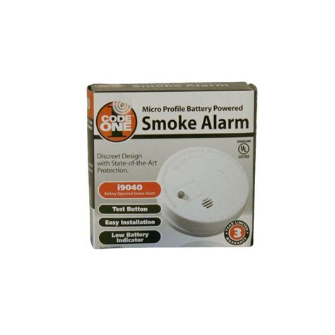 2 PACK IONIZATION SMOKE DETECTOR Battery Operated Home Fire Alarm