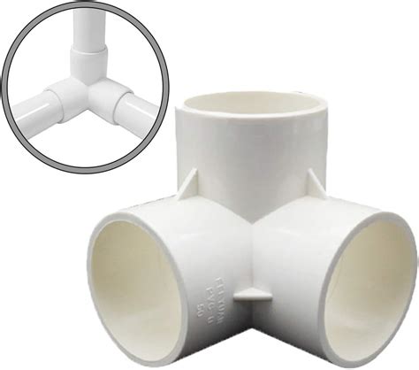 3 Way Pvc Corner Fitting 1 2 3 4 1 Pvc Elbow Corner Side Outlet Tee Fitting Pvc