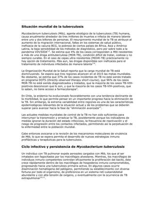 Revista médica de tuberculosis PDF