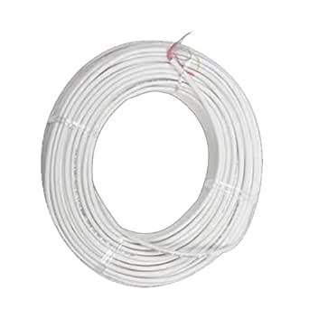 Kuvera 90 Meter 3 1 Copper Cable Wire For CCTV Camera 90 Meter White