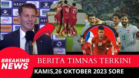 Sikap Angkuh Dan Anggap Remeh Pelatih Timnas Irak Terhadap Timnas