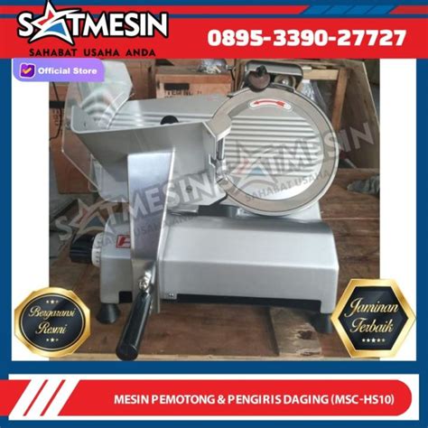 Fomac Msc Hs10 Electric Meat Slicer Mesin Pengiris Daging Beku