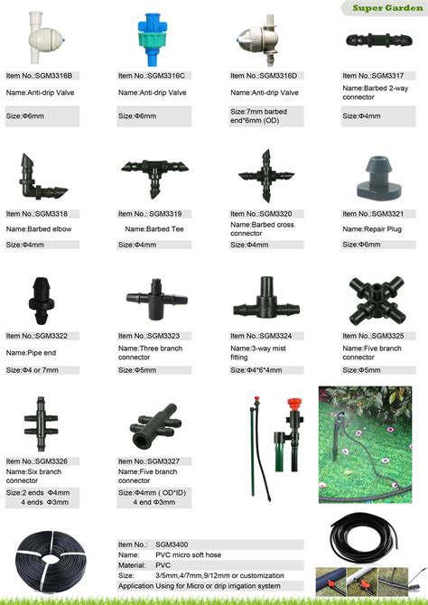 Micro Irrigation And Drip Irrigation System One Barbed And Socket